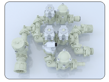 Universal series valves and components